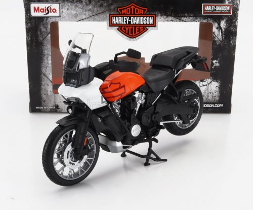 Maisto - HARLEY DAVIDSON PAN AMERICA 1250 2021 WHITE ORANGE BLACK