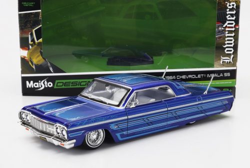 Maisto - CHEVROLET IMPALA SS CUSTOM 1964 BLUE