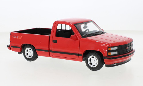 Maisto - Chevrolet 454 SS Pick-Up, rot, 1993, 1:24