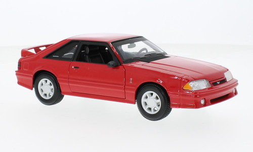 Maisto - Ford Mustang SVT Cobra, rot, 1993, 1:24