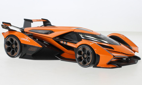 Maisto - Lamborghini Vision GranTurismo V12, orange/carbon, 2021, 1:18