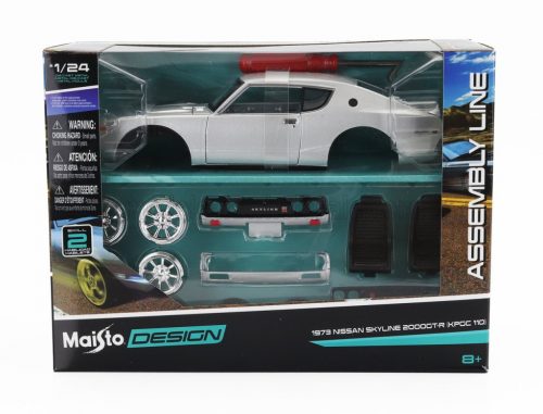 Maisto - NISSAN SKYLINE 2000 GT-R (KPGC110) COUPE 1973 SILVER