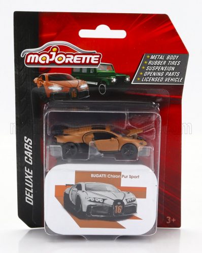 Majorette - BUGATTI CHIRON PUR SPORT N 16 2018 LIGHT BROWN