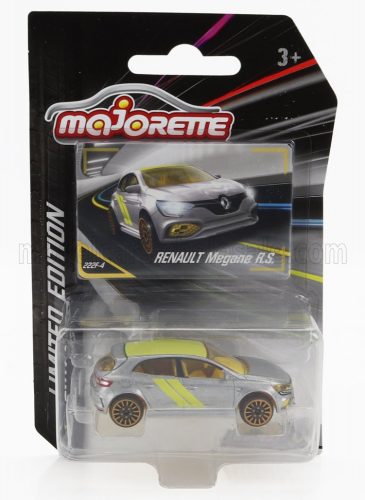 Majorette - RENAULT MEGANE RS SPORT 2018 SILVER YELLOW