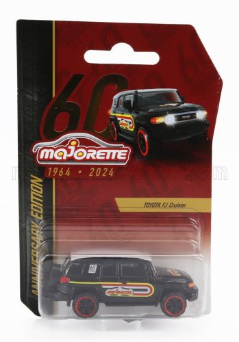 Majorette - TOYOTA FJ CRUISER 2007 BLACK WHITE