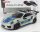 Majorette - Porsche 911 991 Gt3 Rs Coupe Polizei 2013 + 911 Gt3 Rs 1/64 Scale Silver Blue