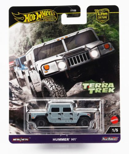 Mattel Hot Wheels - HUMMER H1 PICK-UP 1992 BLUE GREY