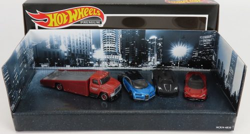 Mattel Hot Wheels - BUGATTI SET 4X TRUCK CAR TRANSPORTER - CHIRON - KOENIGSEGG AGERA R - McLAREN SPEEDTAIL VARIOUS