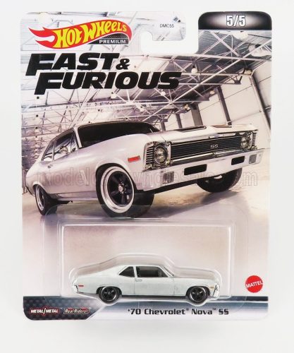 Mattel Hot Wheels - CHEVROLET NOVA SS COUPE 1970 - FAST & FURIOUS SILVER