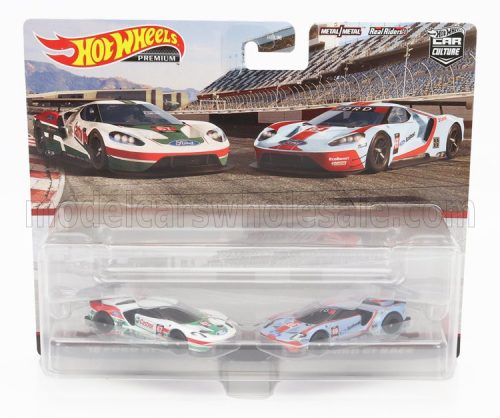 Mattel Hot Wheels - FORD USA SET 2X GT N 67 + N 69 RACING 2016 VARIOUS