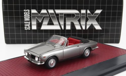 Matrix Scale Models - ALFA ROMEO GIULIA GTC CABRIOLET OPEN 1964 SILVER