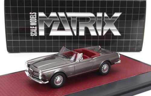 Matrix Scale Models - ALFA ROMEO 2600 SPIDER CABRIOLET OPEN 1962 GREY MET