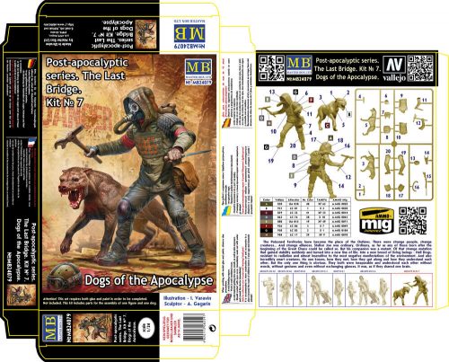 Master Box - Post-apocalyptic series. The Last Bridge. Kit No. 7. Dogs of the Apocalypse