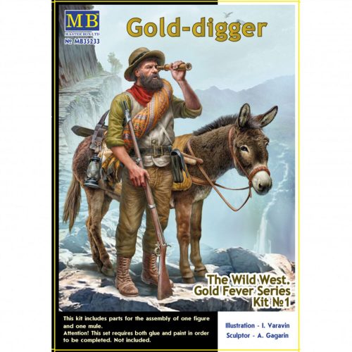 Master Box - Gold-digger. The Wild West. Gold Fever Series. Kit ? 1.