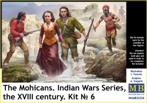 Master Box - The Mohicans. Indian Wars Series, the XVIII century. Kit ? 6