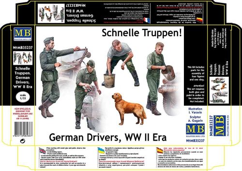 Master Box - Schnelle Truppen. German Drivers, WW II Era