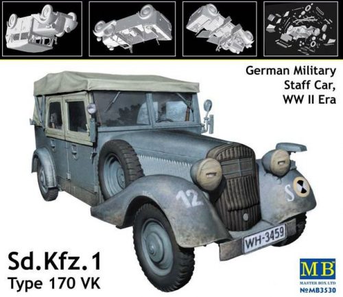 Master Box - Sd.Kfz. 1 Type 170 VK,German military staff car, WW II era