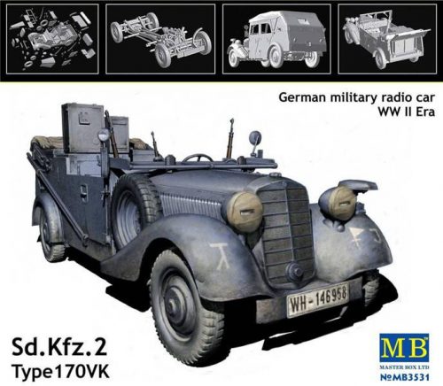 Master Box - Sd.Kfz. 2 Type 170 VK,German military radio car, WW II era