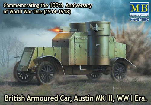 Master Box - British Armoured Car, Austin, MK III, WW I Era