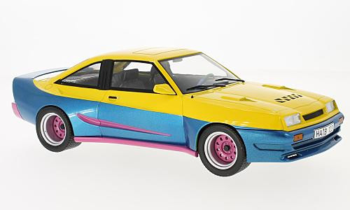 MCG - Opel Manta B Mattig, gelb/blau, 1991, 1:18