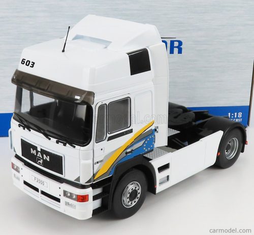 Mcg - Man F2000 V10 Tractor Truck 2-Assi 1994 White Blue Yellow