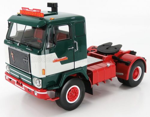 MCG - VOLVO F88 TRACTOR TRUCK 2-ASSI BILSPEDITION 1971 GREEN WHITE RED