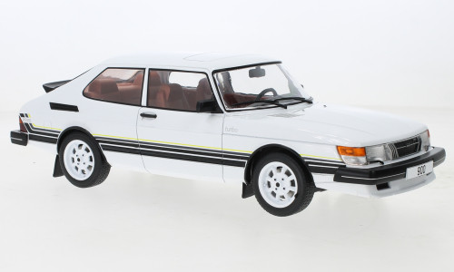 MCG - Saab 900 Turbo  weiss/Dekor  1981  1:18