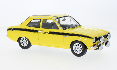 MCG - Ford Escort MK I Mexico  gelb  1973  1:18