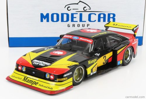 Mcg - Ford England Capri Turbo Gr.5 Team Mampe N 3 Drm Norisring 1979 H.Heyer Black Yellow Red