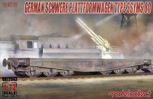 Modelcollect - Germany Schwere Plattformwagen type ssyms 80