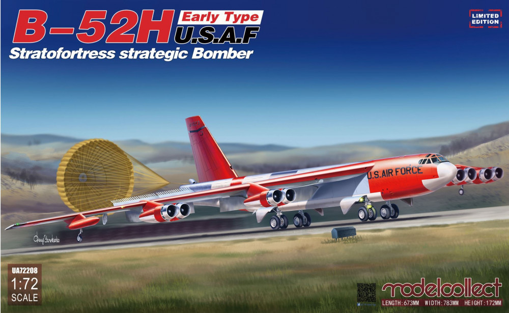 Modelcollect - B-52H Early Type Stratofortress Strategi Bomb