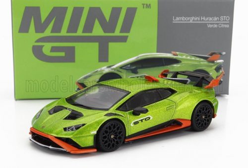 Minigt - Lamborghini Huracan Sto Lp640-2 Rhd 2021 Green