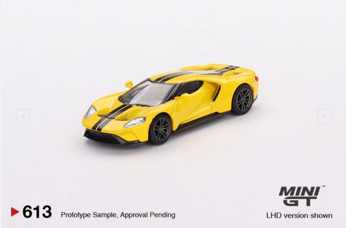 Minigt - 1:64 Ford Gt Triple Yellow 2017 - MINI GT 