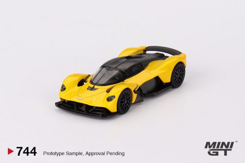 Minigt - 1:64 Aston Martin Valkyrie Sunburst Yellow 2023 (LHD) - MINI GT