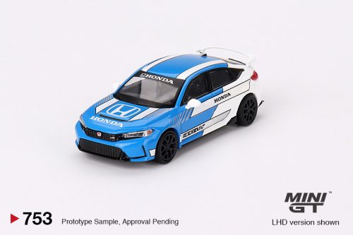 Minigt - 1:64 Honda Civic Type R #3 Pace Car 2023 Blue (LHD) - MINI GT