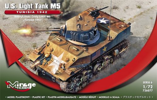 Mirage Hobby - U.S. Light Tank M5 "TUNISIA 1942"