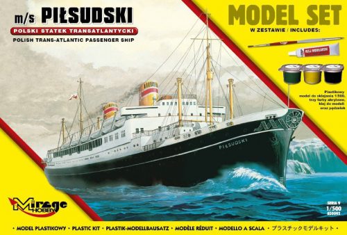 Mirage Hobby - m/s PILSUDSKI(Trans-Atlantic Passenger S Ship)(Model Set)