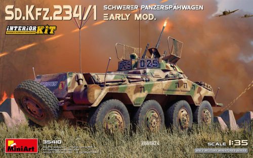 Miniart - Sd.Kfz.234/1 Schwerer Panzerspähwagen (2 cm). Early Mod. Interior Kit