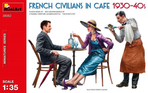 MiniArt - French Civilians in Cafe 1930-40s