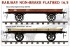 Miniart - Railway Non-brake Flatbed 16,5 t