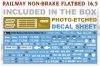 Miniart - Railway Non-brake Flatbed 16,5 t