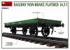 Miniart - Railway Non-brake Flatbed 16,5 t