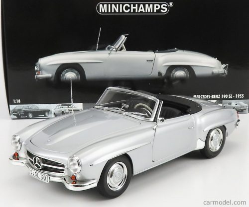 Minichamps - Mercedes Benz Sl-Class 190Sl (W121) Spider 1955 Silver