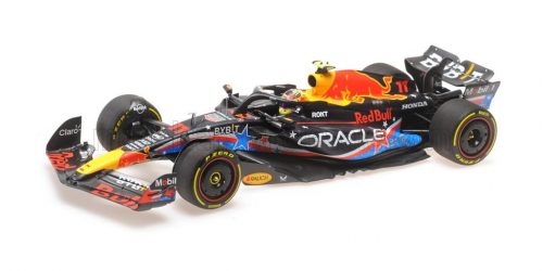 Minichamps - RED BULL F1  RB19 TEAM ORACLE RED BULL RACING N 11 4th AUSTIN USA GP 2023 SERGIO PEREZ MATT BLUE