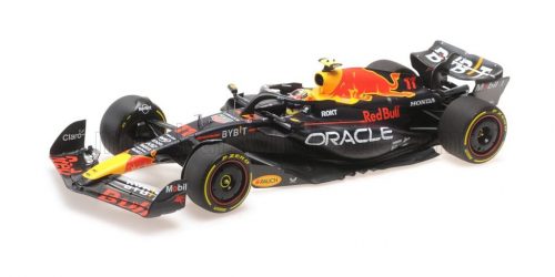 Minichamps - RED BULL F1  RB19 TEAM ORACLE RED BULL RACING N 11 4th ABU DHABI GP 2023 SERGIO PEREZ MATT BLUE