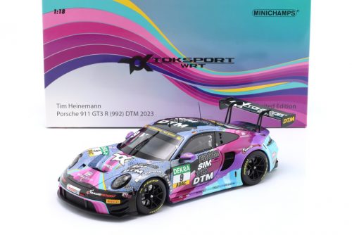 Minichamps - PORSCHE 911 992 GT3 R TEAM TOKSPORT WRT N 9 DTM SEASON 2023 TIM HEINEMANN VARIOUS