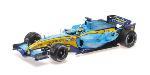 Minichamps - RENAULT F1  R25 TEAM RENAULT F1 N 2 WINNER AUSTRALIAN GP 2005 GIANCARLO FISICHELLA LIGHT BLUE YELLOW