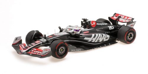 Minichamps - HAAS F1  FW24 TEAM MONEYGRAM HAAS N 20 SEASON 2024 KEVIN MAGNUSSEN BLACK WHITE