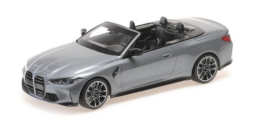 Minichamps - 1:18 BMW M4 CABRIOLET – 2021 – GREY METALLIC - MINICHAMPS