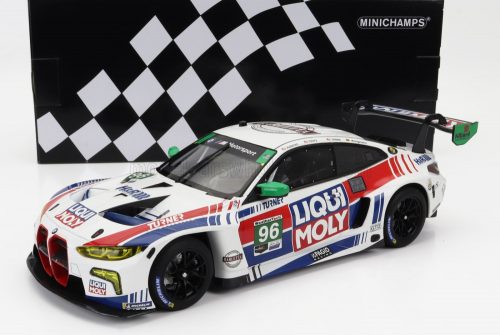 Minichamps - BMW 4-SERIES M4 GT3 TEAM TURNER MOTORSPORT N 96 IMSA 24h DAYTONA 2022 ROBBY FOLEY - BILL AUBERLEN - JENS KLINGMAN - MICHAEL DINAN WHITE